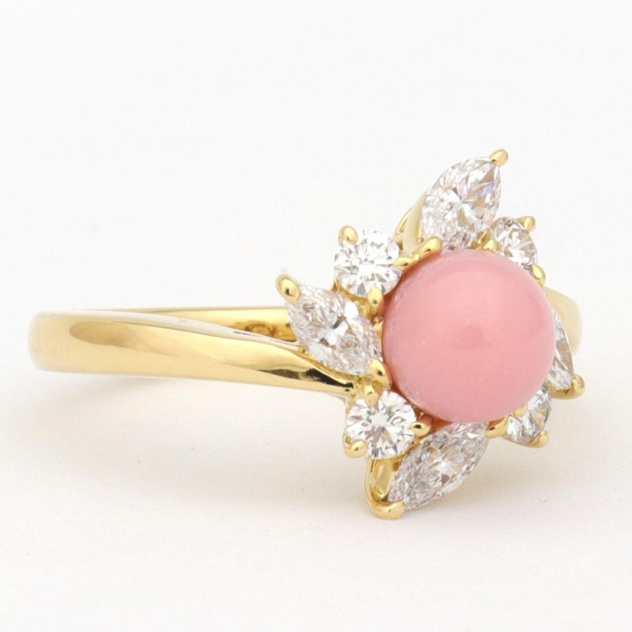 MIKIMOTO (新品仕上げ済) 希少 ミキモト コンクパール ダイヤ