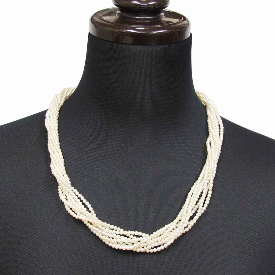 ミキモト　ネックレス MIKIMOTO ミキモト ネックレス 18金 K18イエローゴールド アコヤ