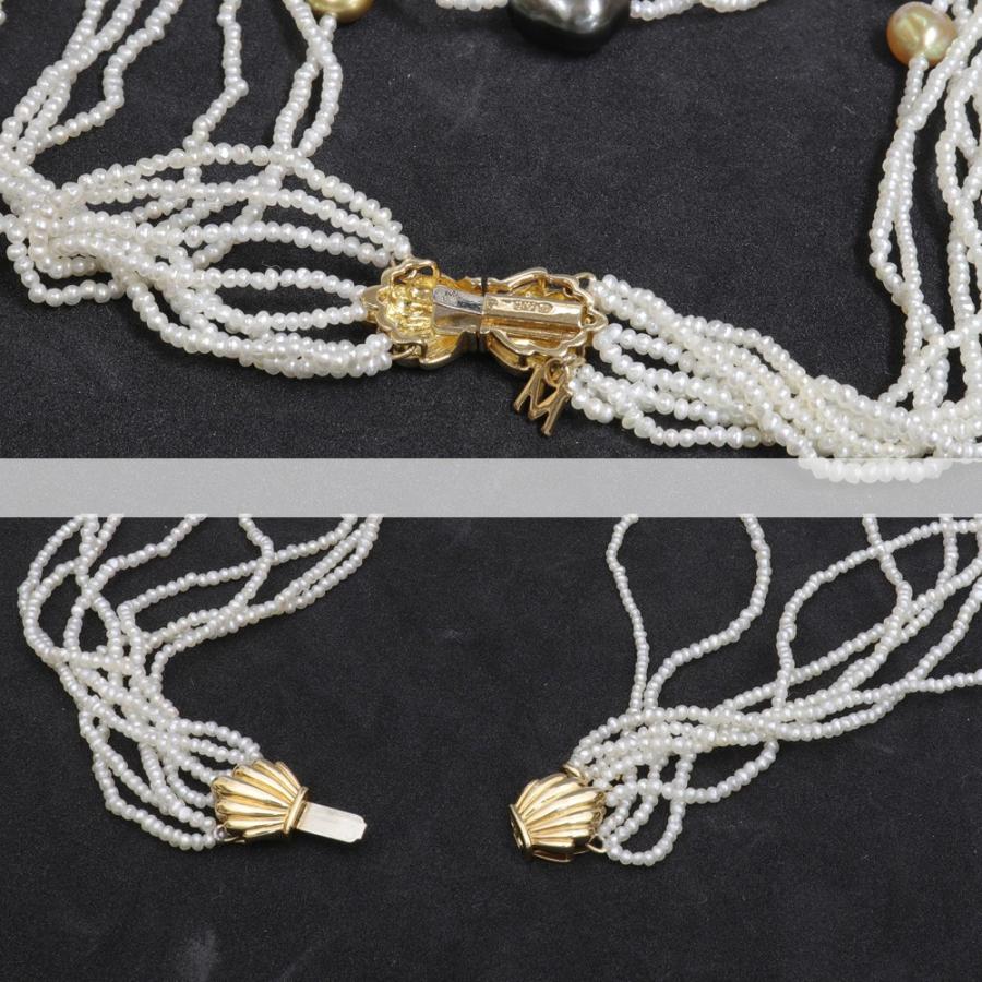 ミキモト パールネックレス MIKIMOTO ミキモト 現行モデル パール ネックレス アコヤパール