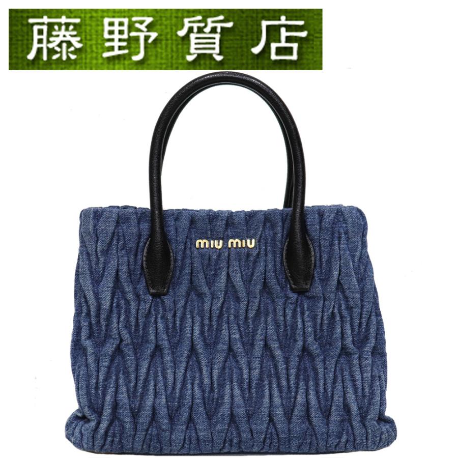 miu ミュウミュウ MIUMIU 2way ハンド バッグ マテラッセ miu ミュウミュウ MIUMIU 2way ハンド バッグ マテラッセ