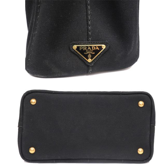 CANAPA プラダ PRADA カナパ 2way バッグ B2439G 黒 キャンバス CANAPA プラダ PRADA カナパ 2way バッグ B2439G 黒 キャンバス