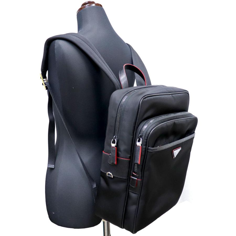 PRADA (未使用品)プラダ リュック バックパック 黒 ナイロン PRADA (未使用品)プラダ リュック バックパック 黒 ナイロン