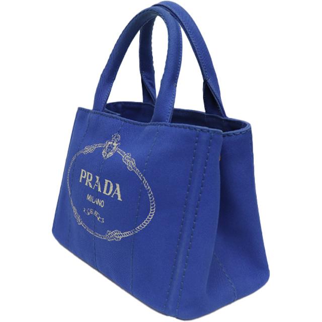 CANAPA プラダ PRADA カナパ 2way バッグ 1BG439 青 キャンバス CANAPA プラダ PRADA カナパ 2way バッグ 1BG439 青 キャンバス