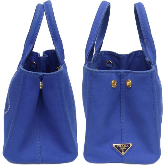 CANAPA プラダ PRADA カナパ 2way バッグ 1BG439 青 キャンバス CANAPA プラダ PRADA カナパ 2way バッグ 1BG439 青 キャンバス