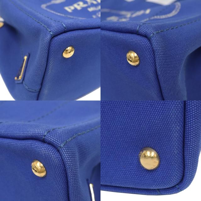 CANAPA プラダ PRADA カナパ 2way バッグ 1BG439 青 キャンバス CANAPA プラダ PRADA カナパ 2way バッグ 1BG439 青 キャンバス