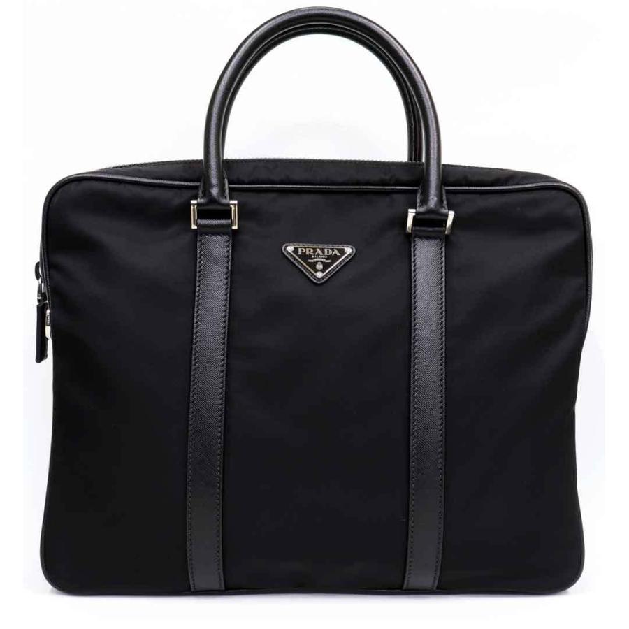 PRADA（プラダ） (美品)プラダ ブリーフケース 書類かばん 2Way 斜め