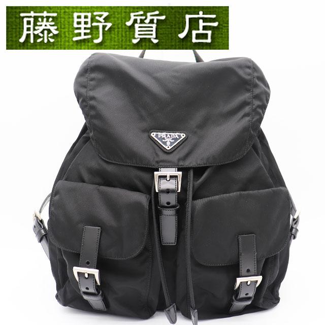美品✨PRADA プラダ　BZ2811 リュックサック　ブラック　ナイロン PRADA（プラダ） （美品）プラダ バックパック リュック ナイロン 黒