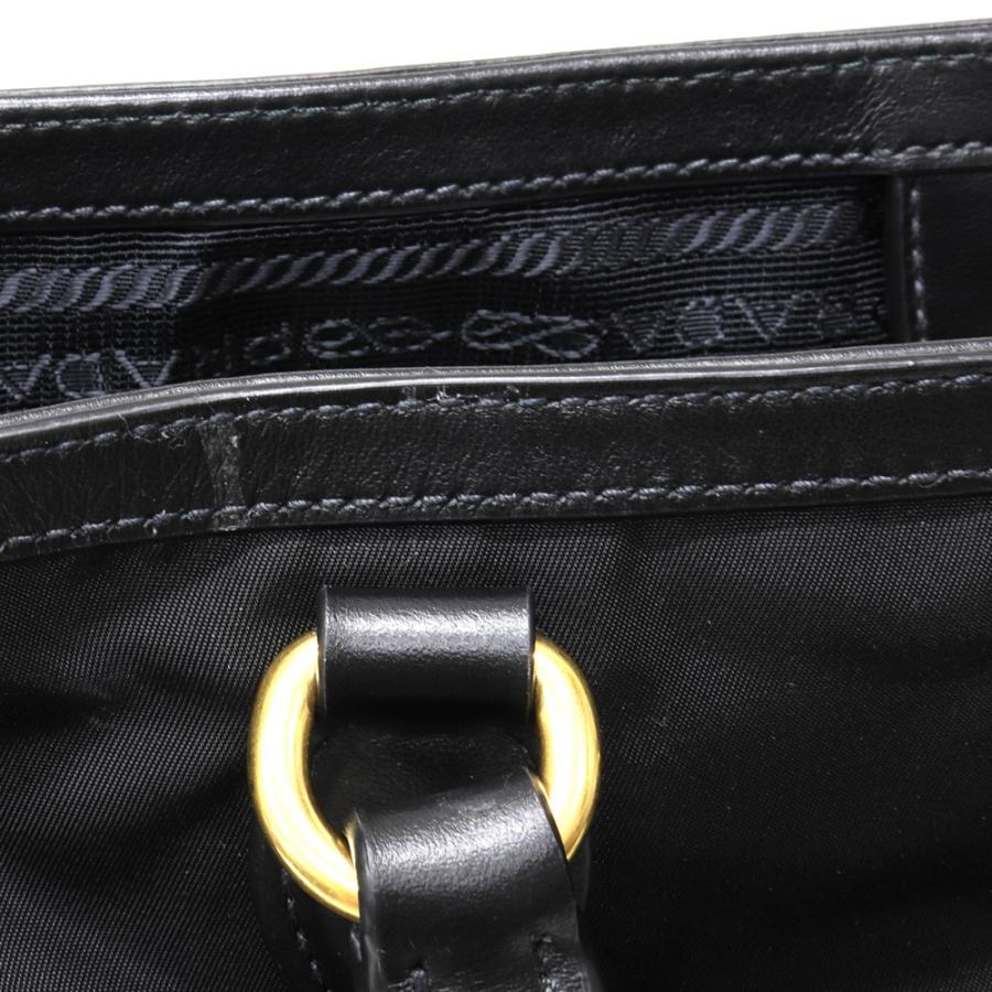 PRADA (美品)プラダ トート バッグ 肩掛け ナイロン 黒 1BG159 PRADA (美品)プラダ トート バッグ 肩掛け ナイロン 黒 1BG159