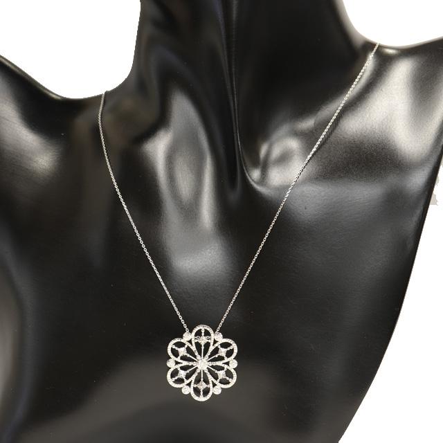 タサキ　田崎　ダイヤ　ペンダント　ブローチ　ネックレス　K18 WG タサキ 田崎 ダイヤ ペンダント ブローチ ネックレス K18 WG