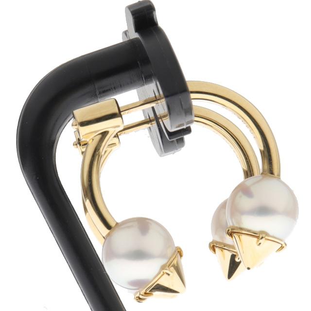 廃盤‼️【希少】TASAKI タサキ　リファインドリベリオンノーベルピアス　未使用 リファインド リベリオン ブラックスピネル イヤリング ENB-3861