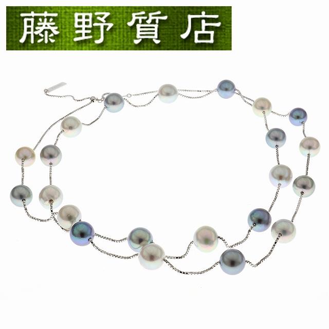 TASAKI タサキ 田崎 ステーション パール ロングネックレス K18 TASAKI タサキ 田崎 ステーション パール ロングネックレス K18