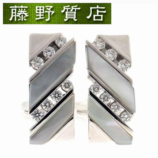 美品）タサキ TASAKI 田崎 シェルダイヤ イヤリング＆ピアス(2way