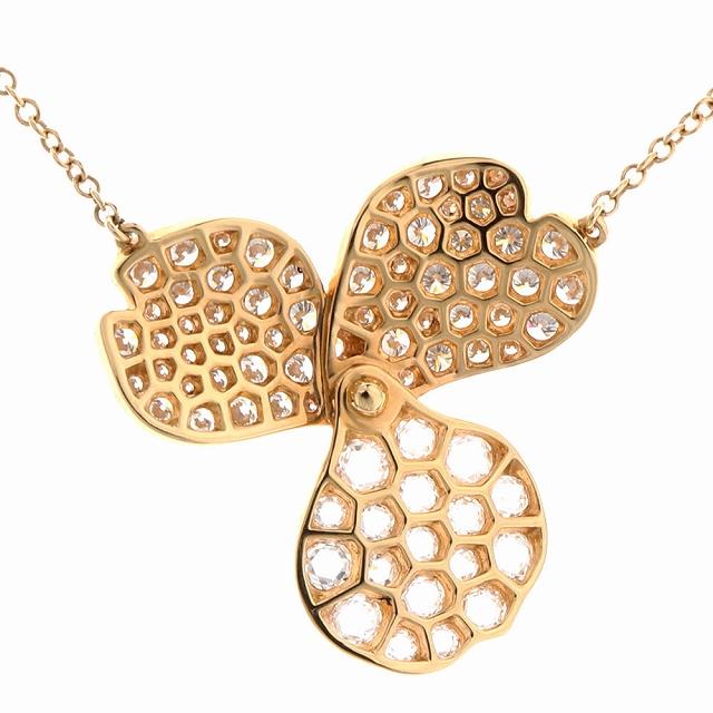 TIFFANY　ペアシェイプ　ダイヤ　K18　PG　ペレッティ　ネックレス TIFFANY ペアシェイプ ダイヤ K18 PG ペレッティ ネックレス