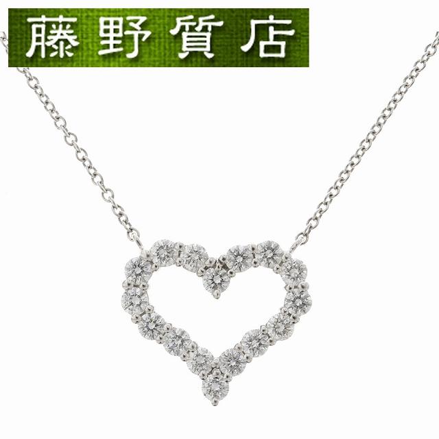 美品）ティファニー TIFFANY センチメンタル ハート ダイヤ ネックレス