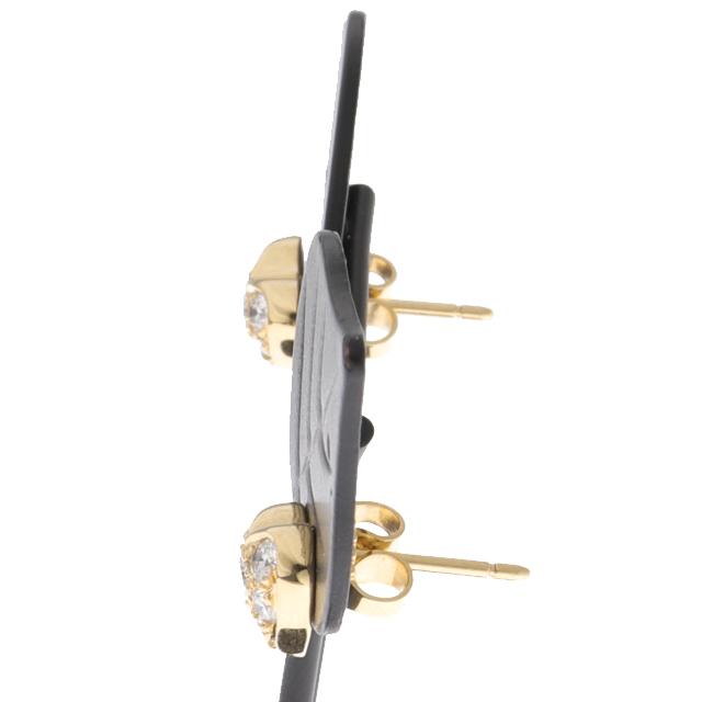 ダイヤ　ハート型　ピアス　18金　新品未使用 TIFFANY&Co. (新品仕上げ済)ティファニー TIFFANY ハート ダイヤ