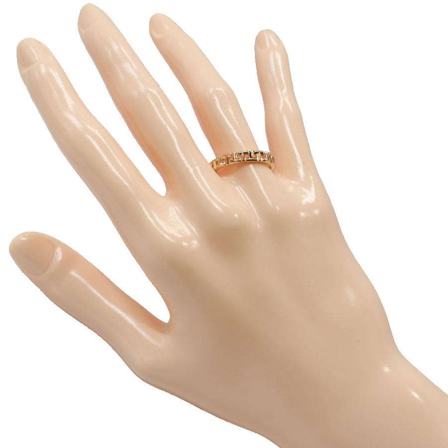 美品 Tiffany ティファニー Tトゥルーナロー リング K18YG 7号 ティファニー 指輪 K18YG Tトゥルー ナローリング 幅3.5ミリ