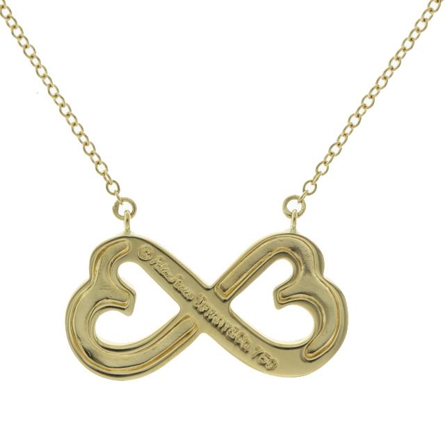 美品 Tiffany&Co. ティファニー ダブル ラビングハート ネックレス TIFFANY&Co. （新品仕上げ済）ティファニー TIFFANY ダブル