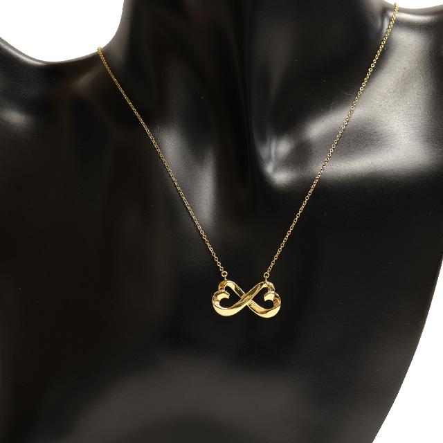 【超美品】Tiffany&Co. ダブルラビングハート　インフィニティ ゴールド 超美品】Tiffany&Co. ダブルラビングハート インフィニティ