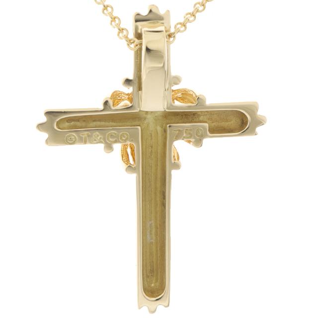 【新品仕上げ済】ティファニー ダイヤ クロスネックレス 5827 TIFFANY&Co. (新品仕上げ済) ティファニー TIFFANY クロス