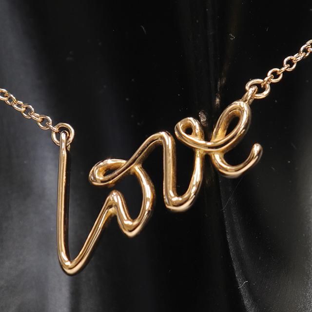 定価約18万おまけ付⭐︎ティファニーTIFFANYLOVEラブネックレス現行美品 TIFFANY&Co. （新品仕上げ済）ティファニー TIFFANY LOVE ラブ