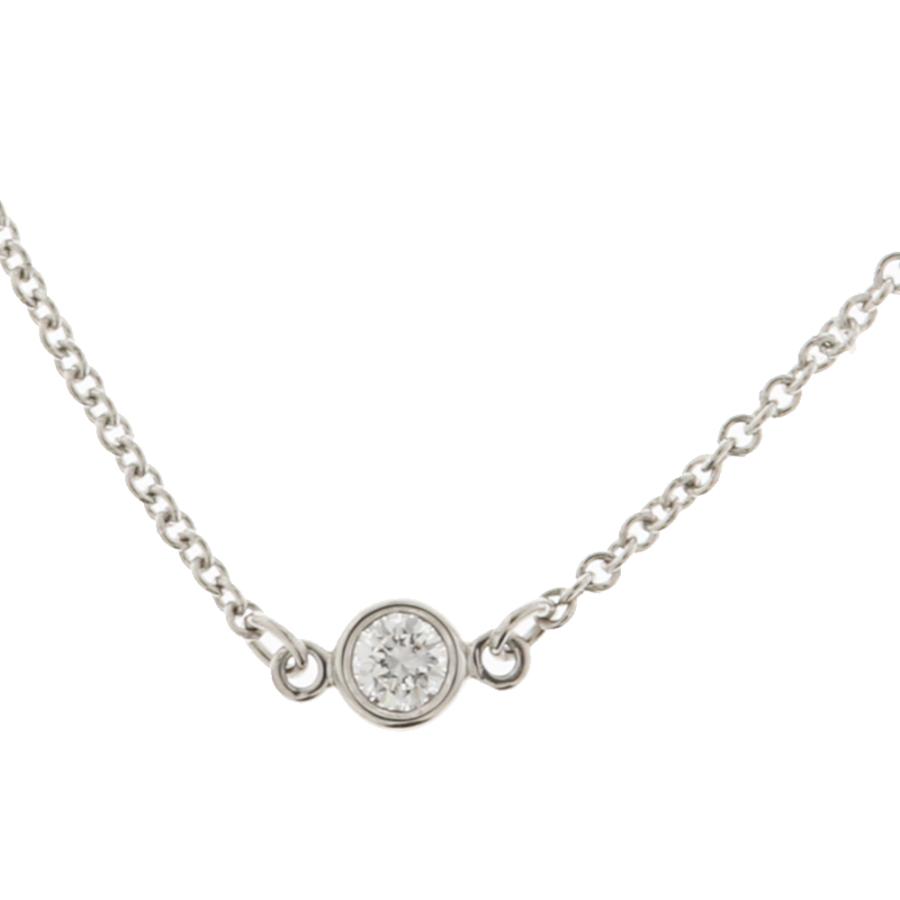 【Tiffany&Co.】 バイザヤード ネックレス ペレッティ　pt950 imgrc0078336158.jpg