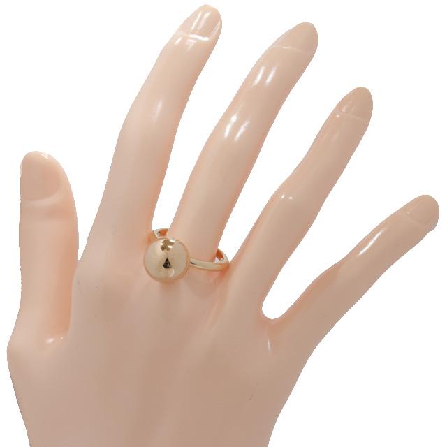 ティファニー　ハードウェアボールリング　6号　K18ローズゴールド　ビーズ　希少 Tiffany HardWear (新品仕上げ済）ティファニー TIFFANY ハード