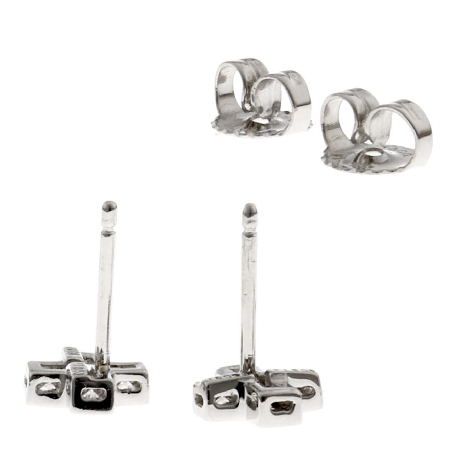 ティファニー クロス プラチナ ダイヤモンド ピアス Pt950 v59 ティファニー クロス プラチナ ダイヤモンド ピアス Pt950 v59