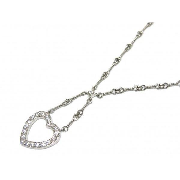 TIFFANY&Co.（ティファニー） ハートネックレス PT プラチナ ダイヤ 