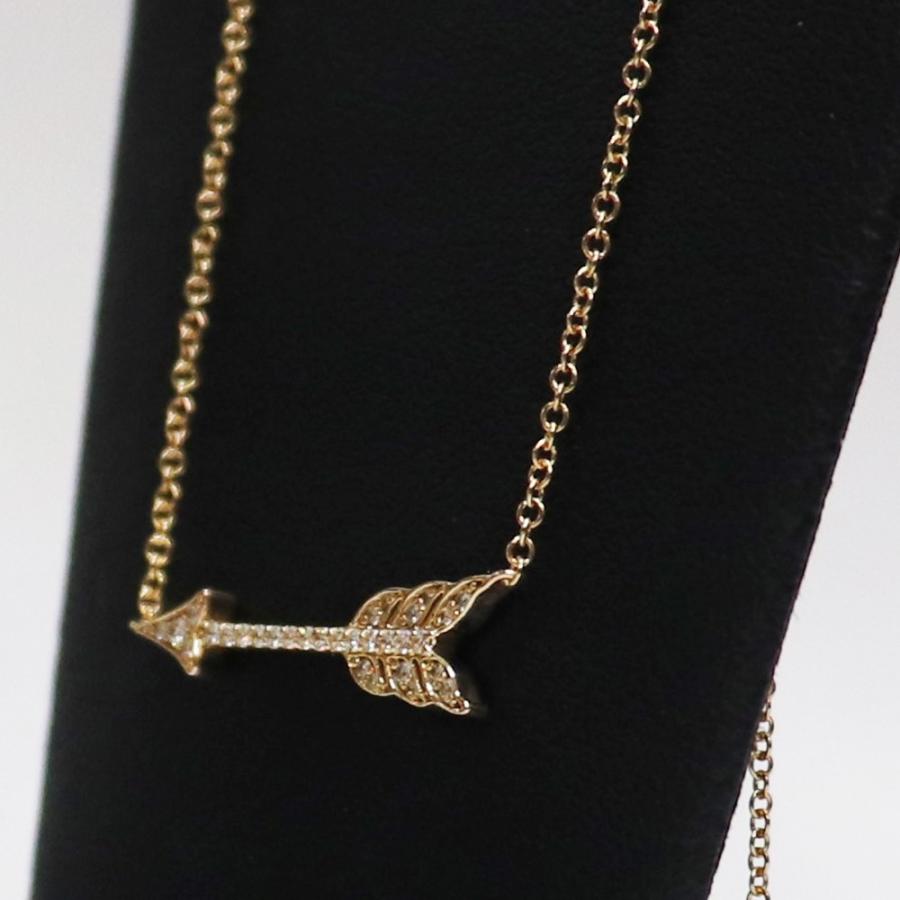 TIFFANY&Co.（ティファニー） TIFFANY アロー ダイヤネックレス K18 YG