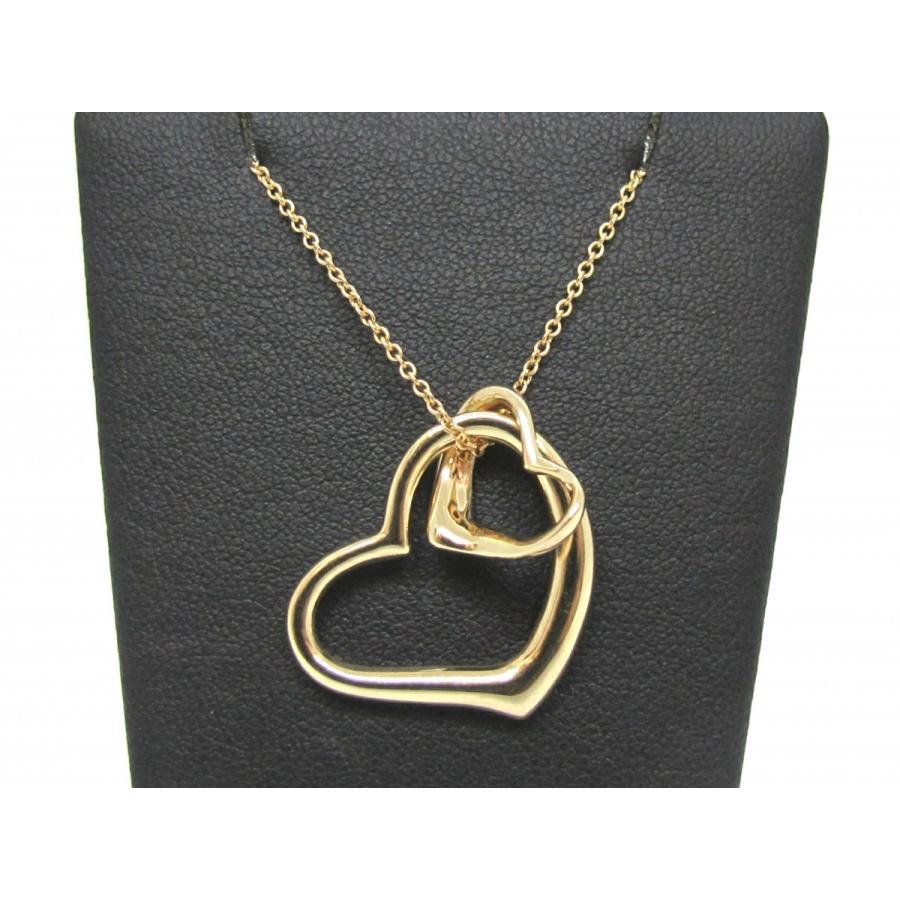 ティファニー Tiffany Co ダブルオープンハートネックレス ピンクゴールド 8498 Tf Openheart Nc 8498 藤野質店 Y Shop 通販 Yahoo ショッピング