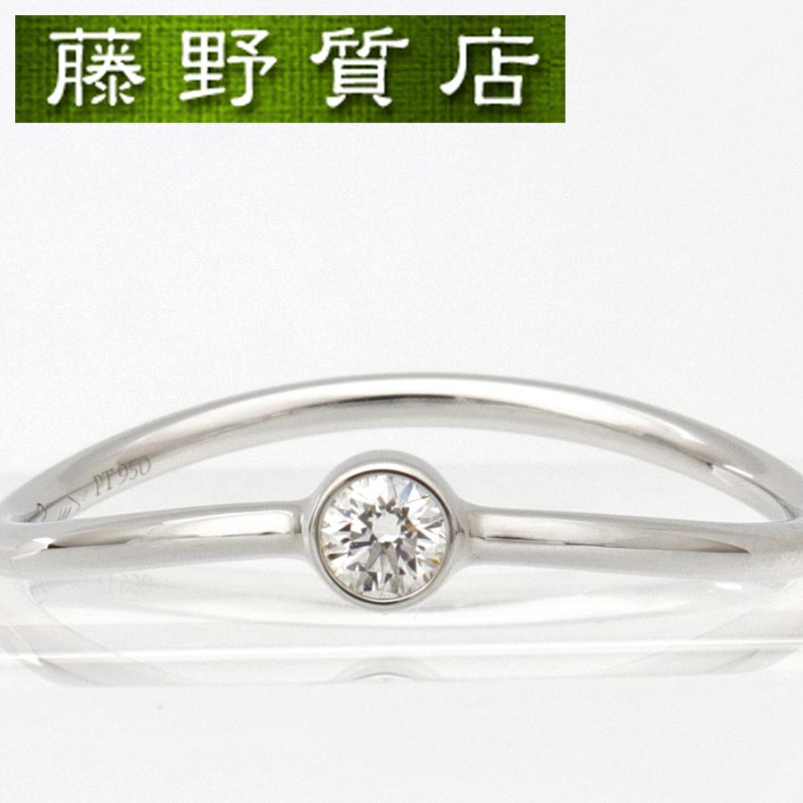 TIFFANY&Co.（ティファニー） (美品) TIFFANY ウェーブ ダイヤリング 