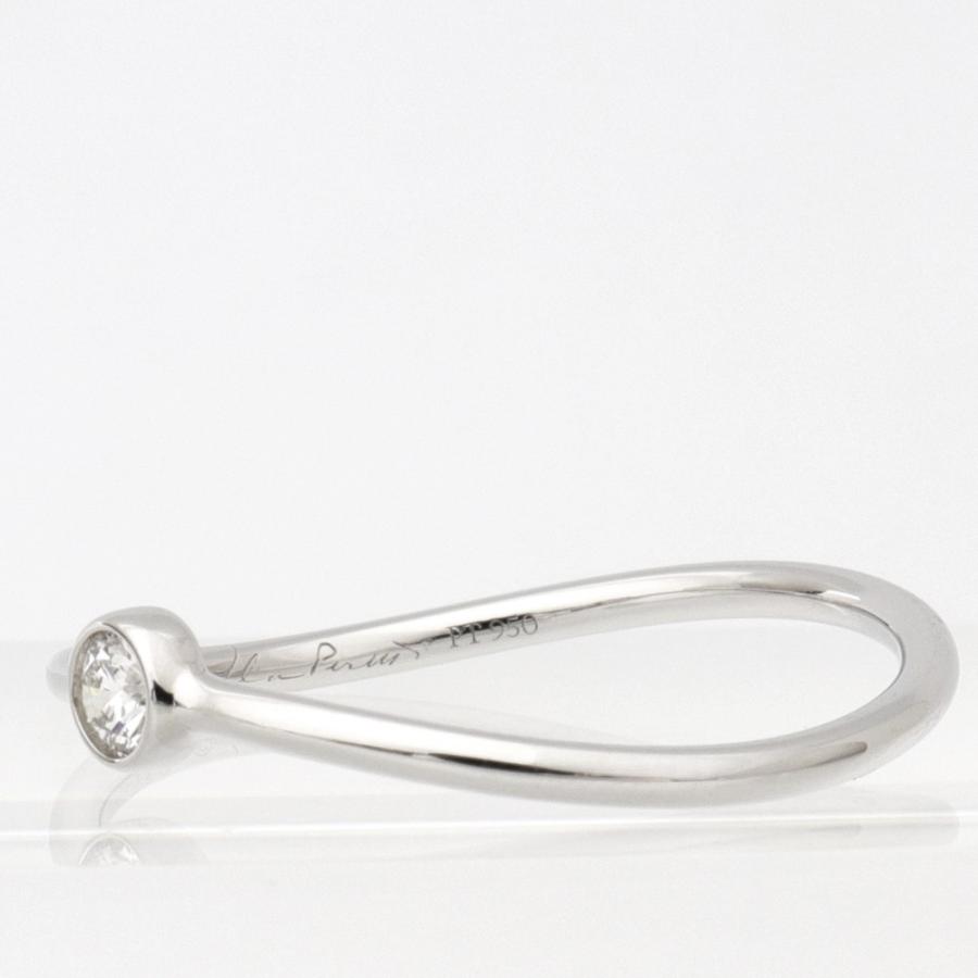 TIFFANY&Co.（ティファニー） (美品) TIFFANY ウェーブ ダイヤリング 