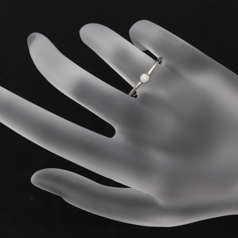 TIFFANY&Co.（ティファニー） (美品) TIFFANY ウェーブ ダイヤリング 