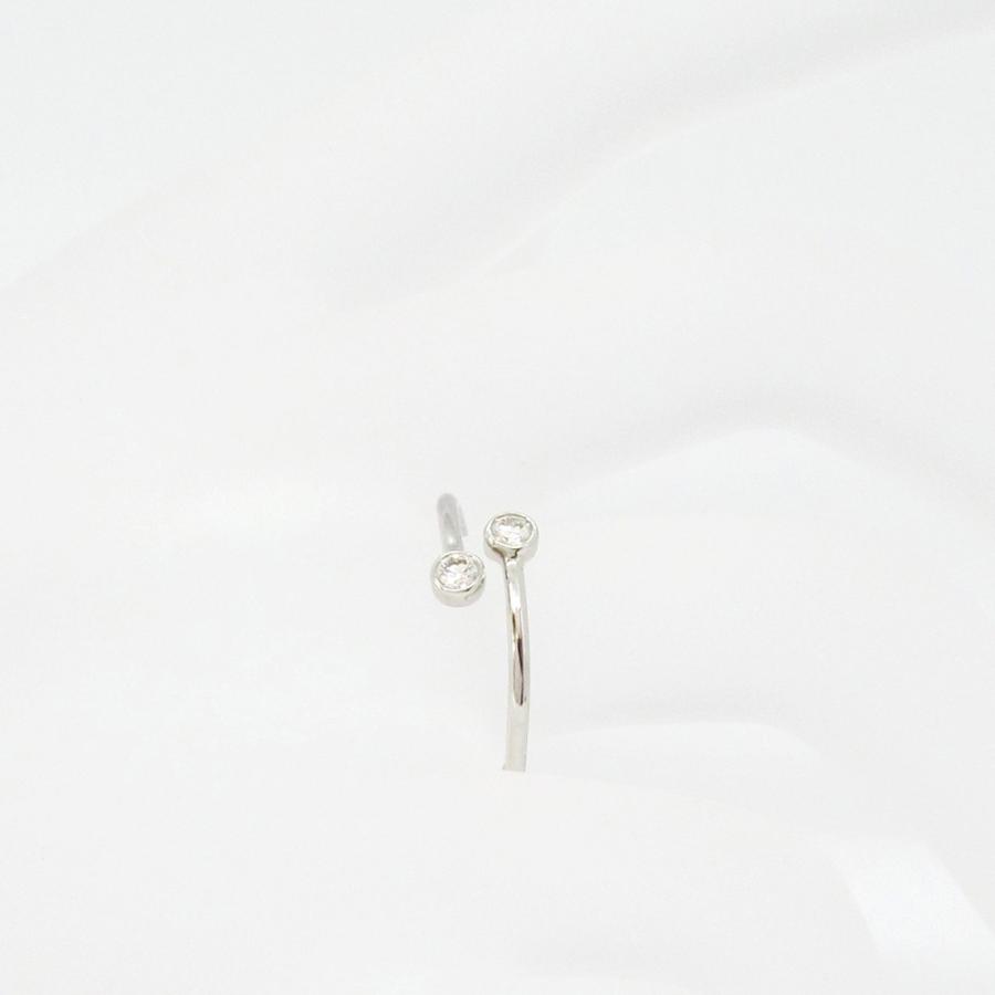 TIFFANY&Co.（ティファニー） (美品) TIFFANY ダイヤモンド フープ