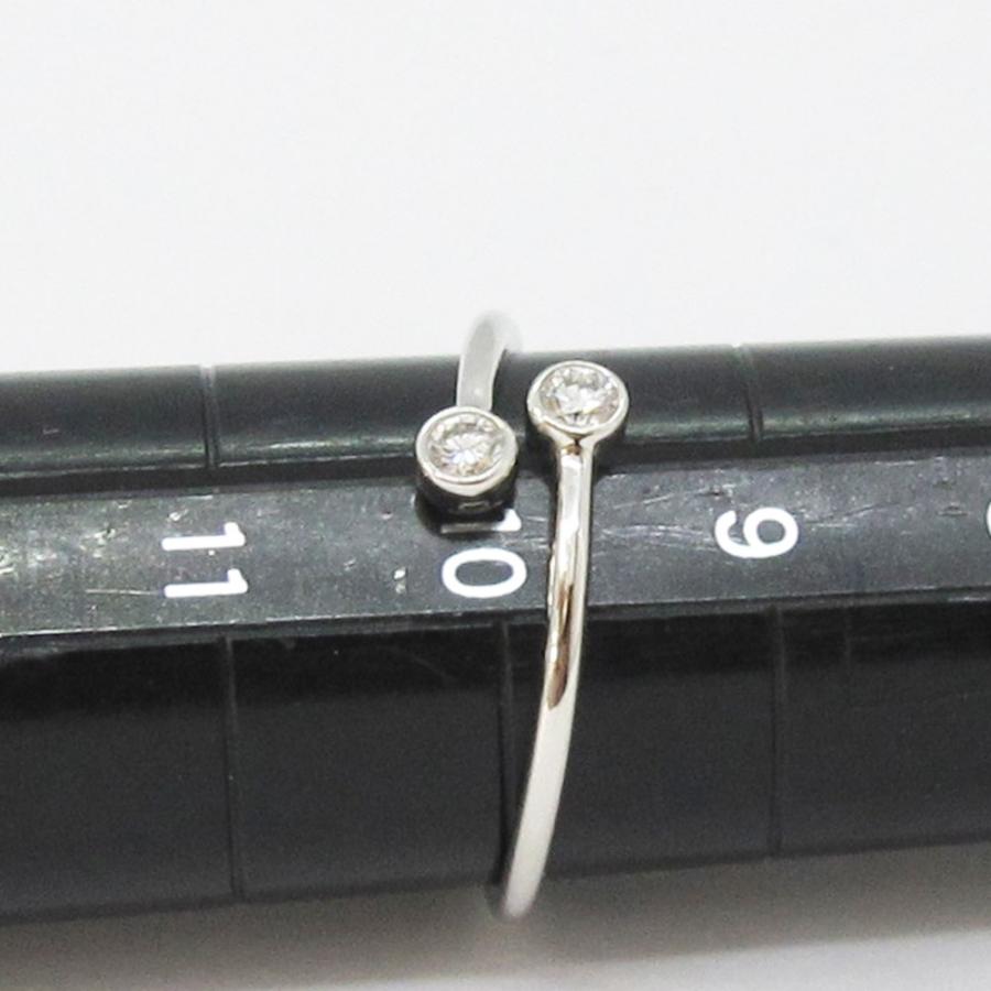 TIFFANY&Co.（ティファニー） (美品) TIFFANY ダイヤモンド フープ 