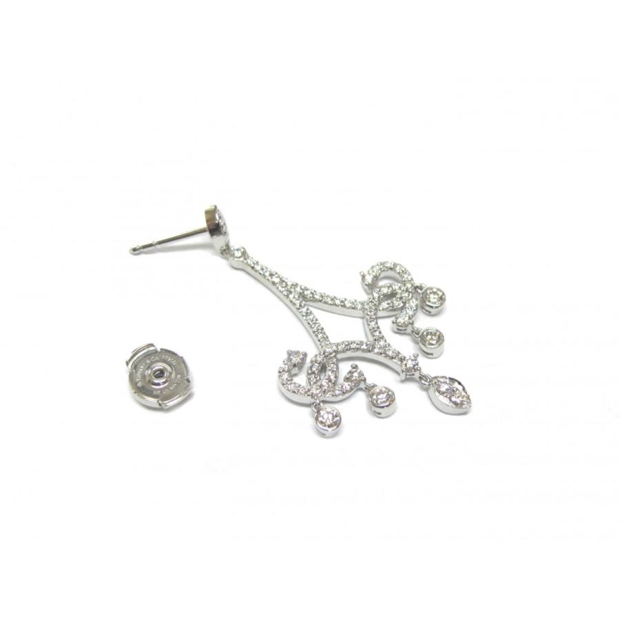 TIFFANY&Co. ティファニー エンチャント スクロールピアス Pt950