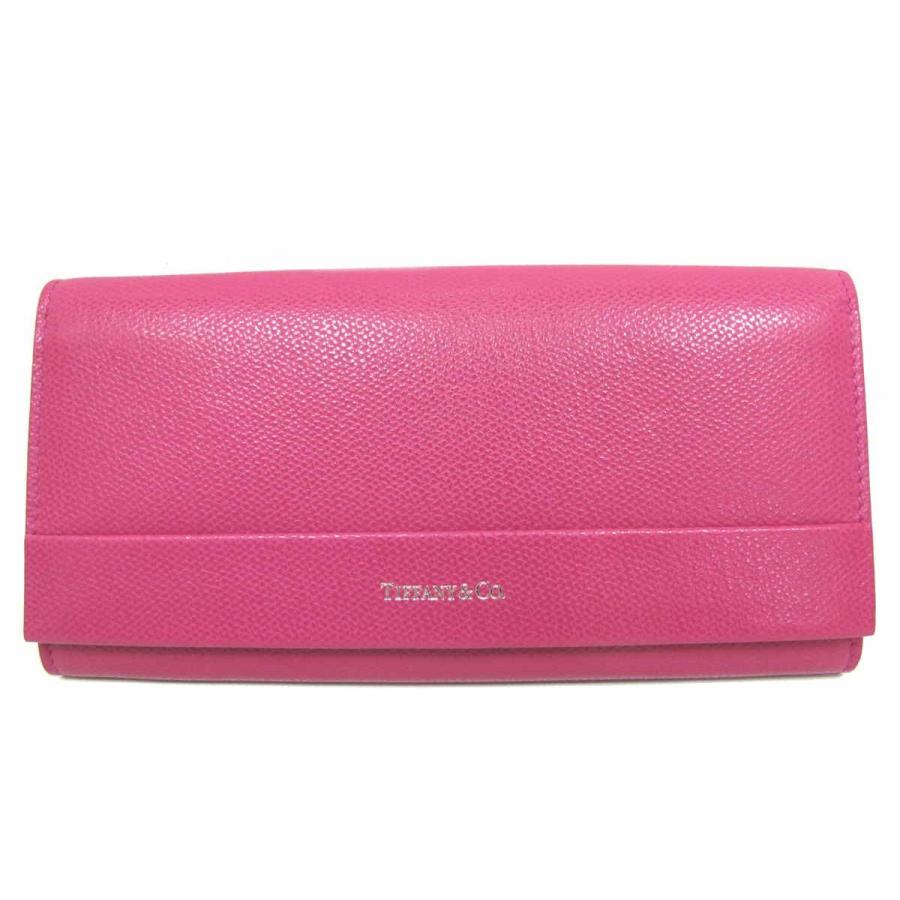 愛用 ティファニー Tiffany 長財布 ジップ ウォレット 美品