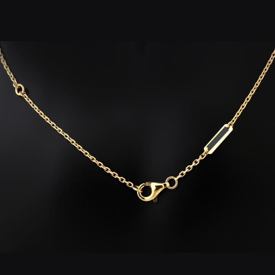ヴァンクリーフ ヴィンテージアルハンブラ K18YG ネックレス アルハンブラ ヴァンクリーフ&アーペル VAN CLEEF ARPELS VCA
