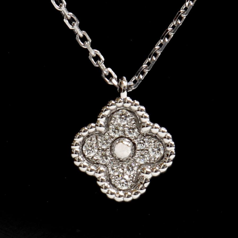 今週末までの出品‼️ヴァンクリーフ＆アーペル　スウィートアルハンブラ　ネックレス ヴァンクリーフ＆アーペルスウィート アルハンブラ レディース