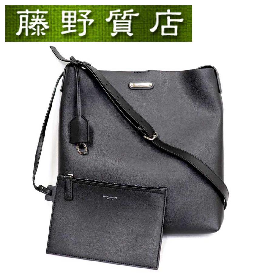 SAINT LAURENT (美品)サンローラン YSL ロゴ ショルダー バッグ