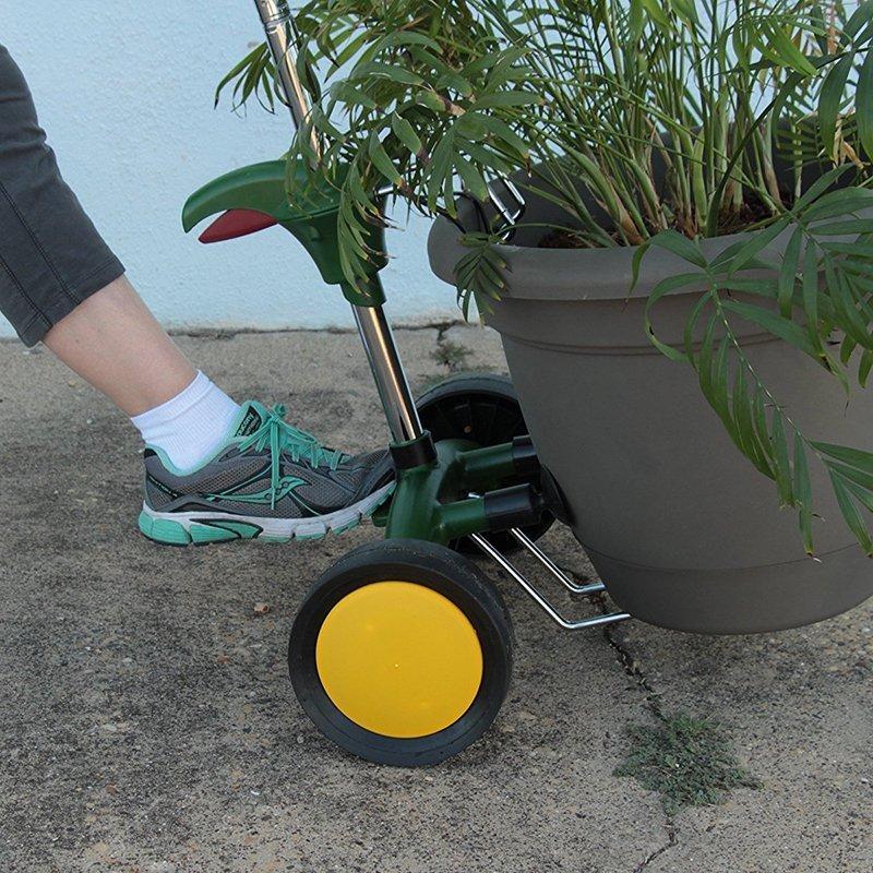 植木用 運搬用 作業用 植木鉢運搬台車 観葉植物鉢植運搬台車 運搬車 運搬台車 スチール製 TPR熱可塑性ゴム素材 