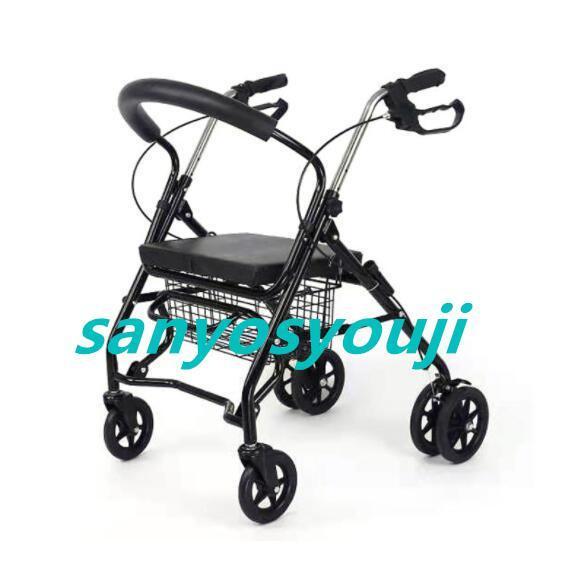 シルバーカー 車椅子 軽量 折りたたみ 手押し車 歩行器 高齢者 屋外 老人 家庭 買い物 散歩 コンパクト 小型 ノーパンク 介助 持ち運び 買い物カート 