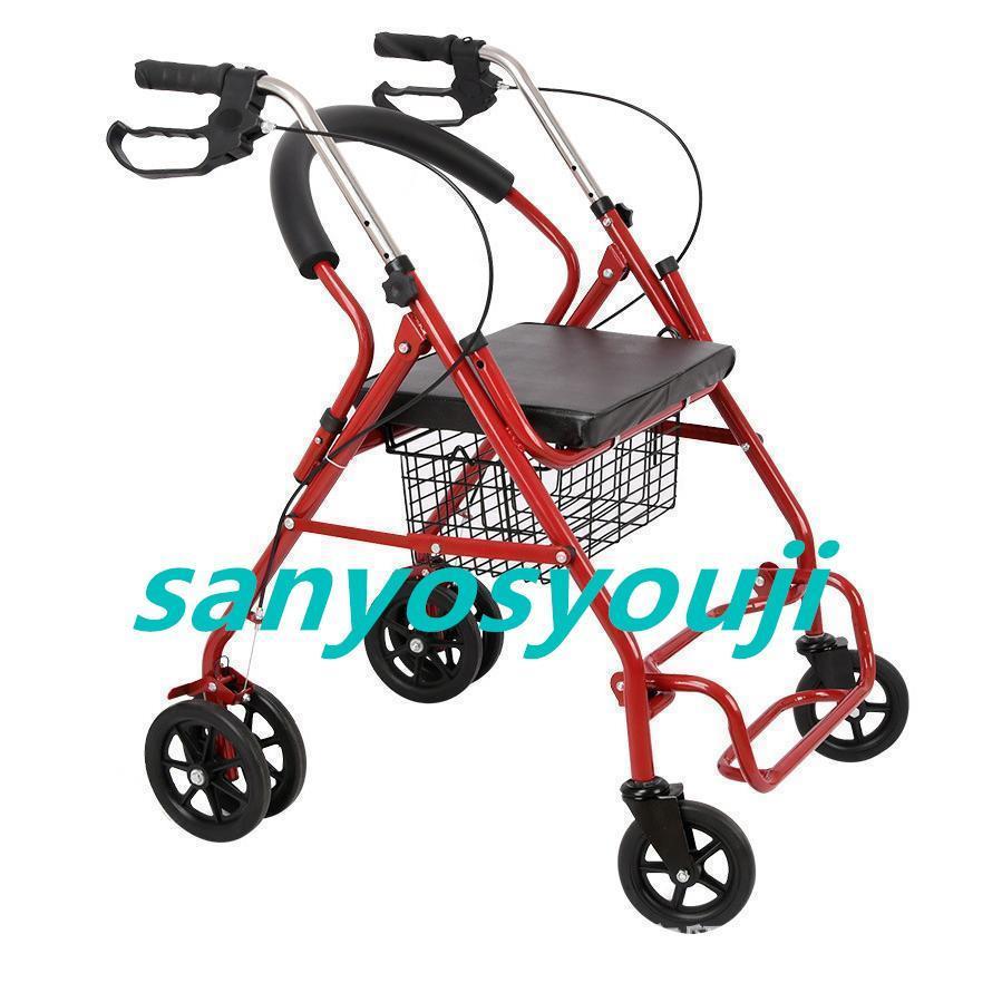 シルバーカー 車椅子 軽量 折りたたみ 手押し車 歩行器 高齢者 屋外 老人 家庭 買い物 散歩 コンパクト 小型 ノーパンク 介助 持ち運び 買い物カート 