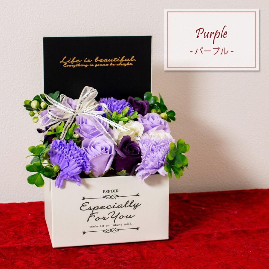 ソープフラワー エレガントボックス シャボンフラワー 薔薇 新築祝い