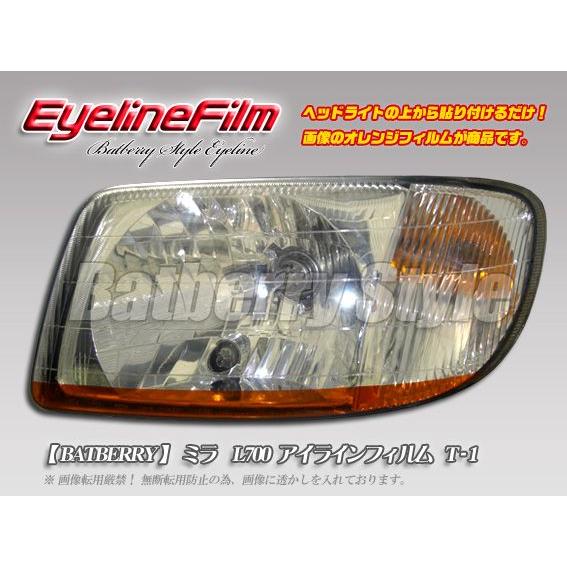 BATBERRYアイラインフィルム ミラ L700 アイラインフィルム T-1 : フジ