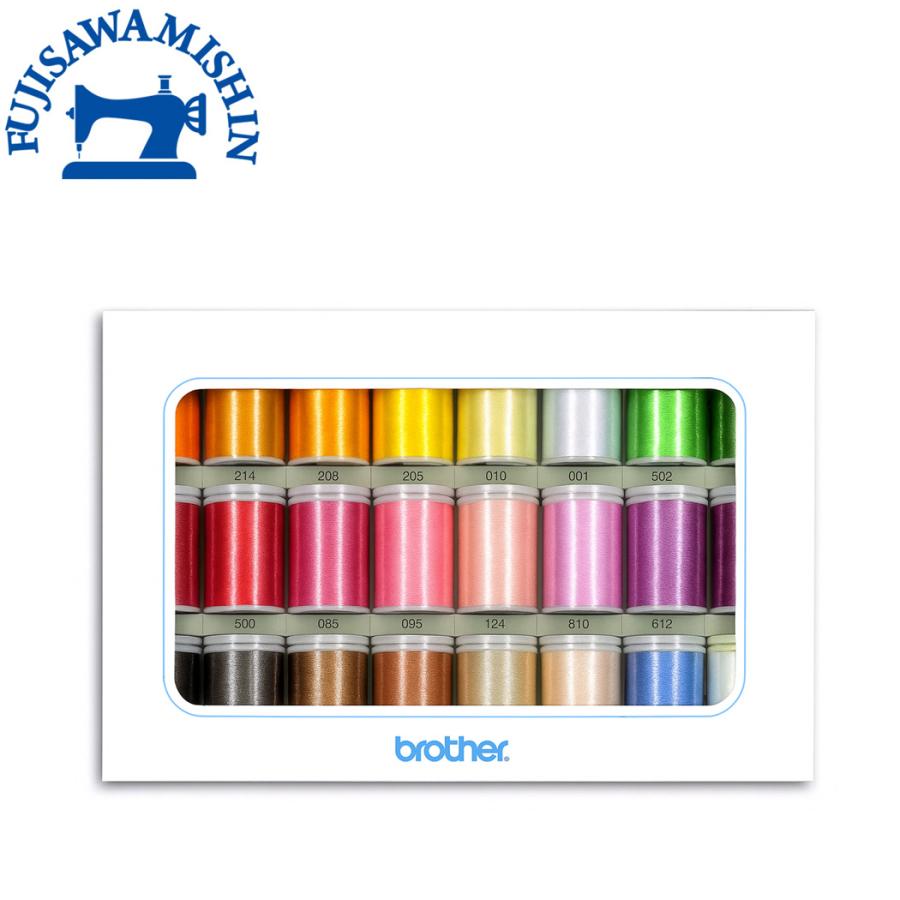 ブラザー「刺しゅう糸ウルトラポス23色セット」 　[ミシンオプション] ブラザー工業 brother ブラザー 「ウルトラポス23色セット #60