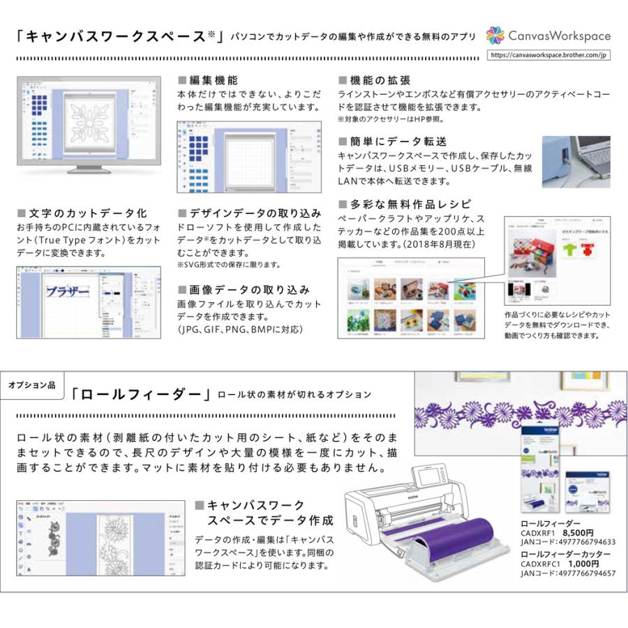 brother ブラザー 〈ScanN CutDX SDX1000〉スキャンカット｜fujisawamishin｜04