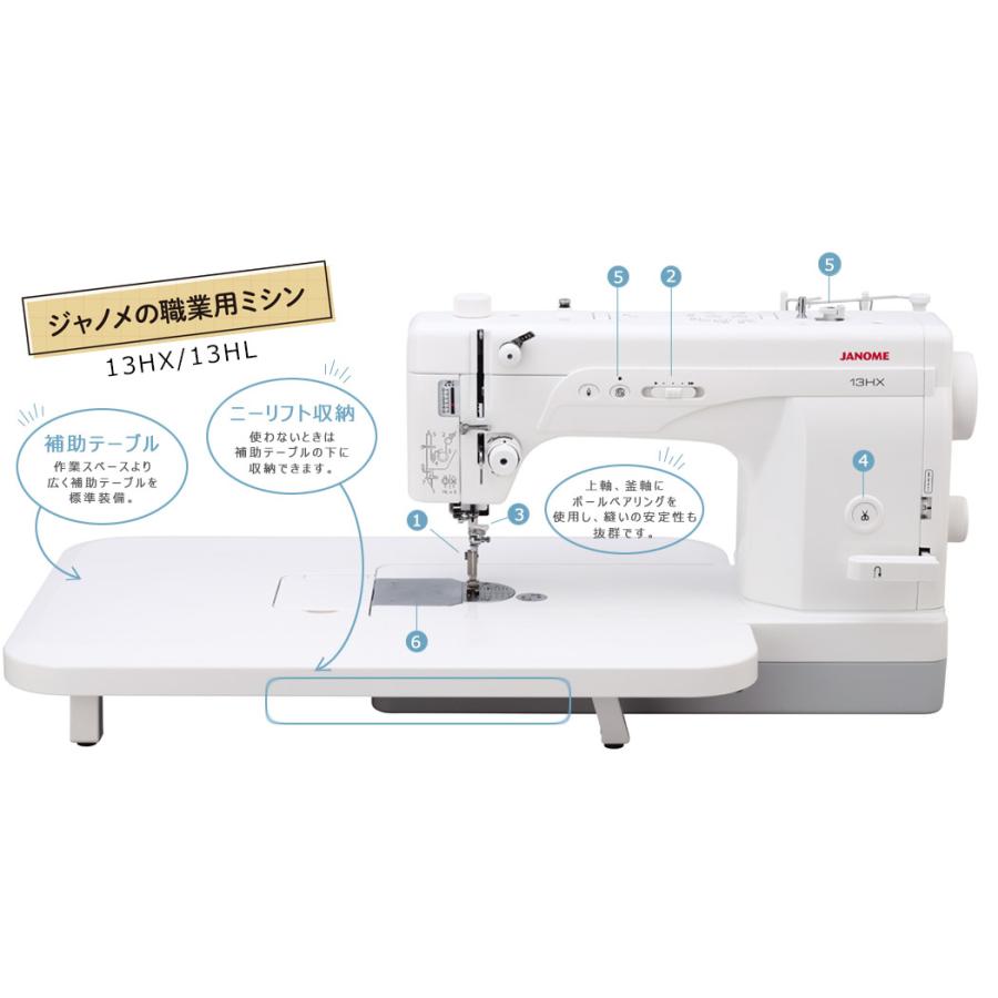 「美品」JANOME職業ミシン JANOME ジャノメ 職業用ミシン 13HX