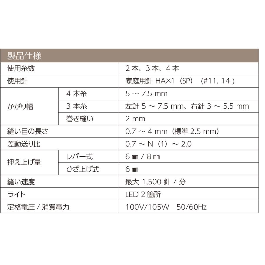 【純正コルクマット＆サービス2点セット】JUKI 〈MO-2800〉｜fujisawamishin｜12