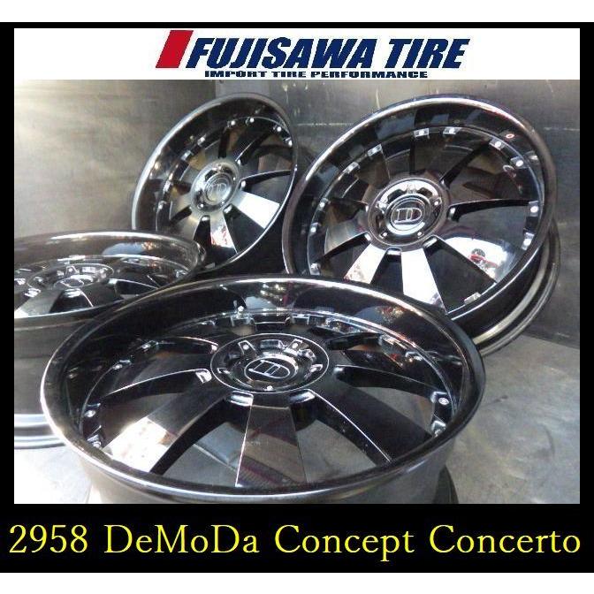 【2958】B 送料無料 DeMoDa Concept Concertoホイール 22x9.5J 6穴 PCD139.7 +22 4本 ...